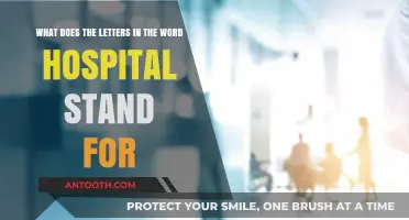 Unraveling the Mystery: What Do the Letters in 'Hospital' Stand For?