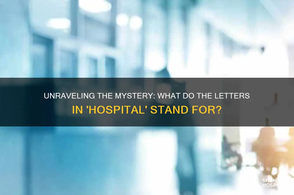 what does the letters in the word hospital stand for