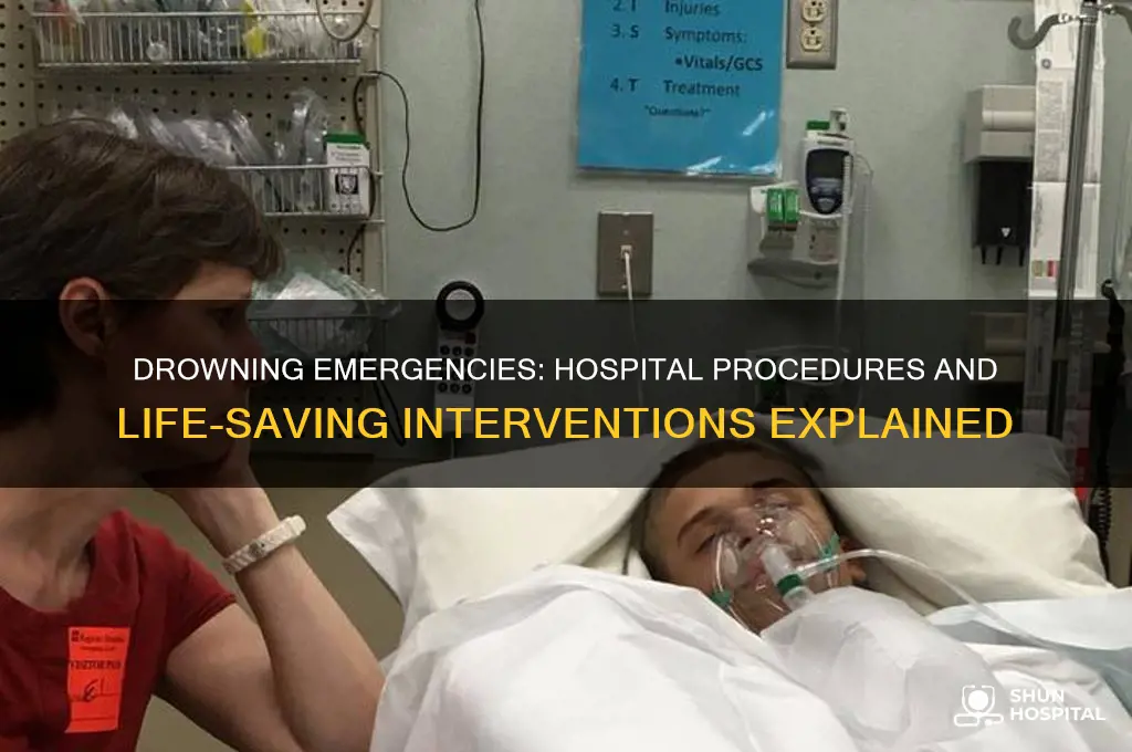 what does they do in the hospital for drowning