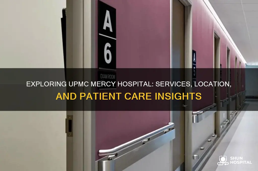 what does upmc mercy hospital