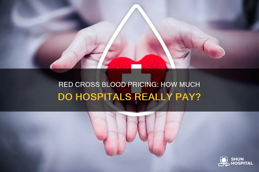 what dows the red cross charge hospitals for blood