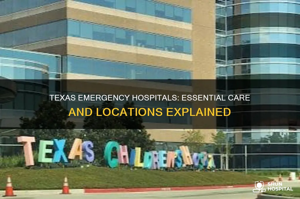 what emergency hospitals in texas