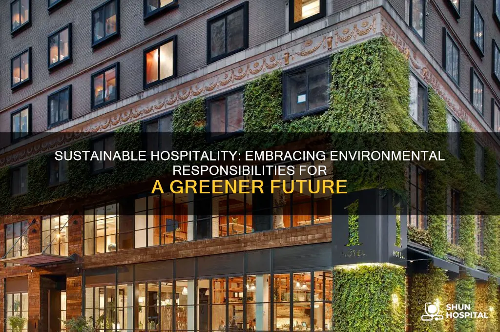 what environmental responsibilities do you have in the hospitality industry