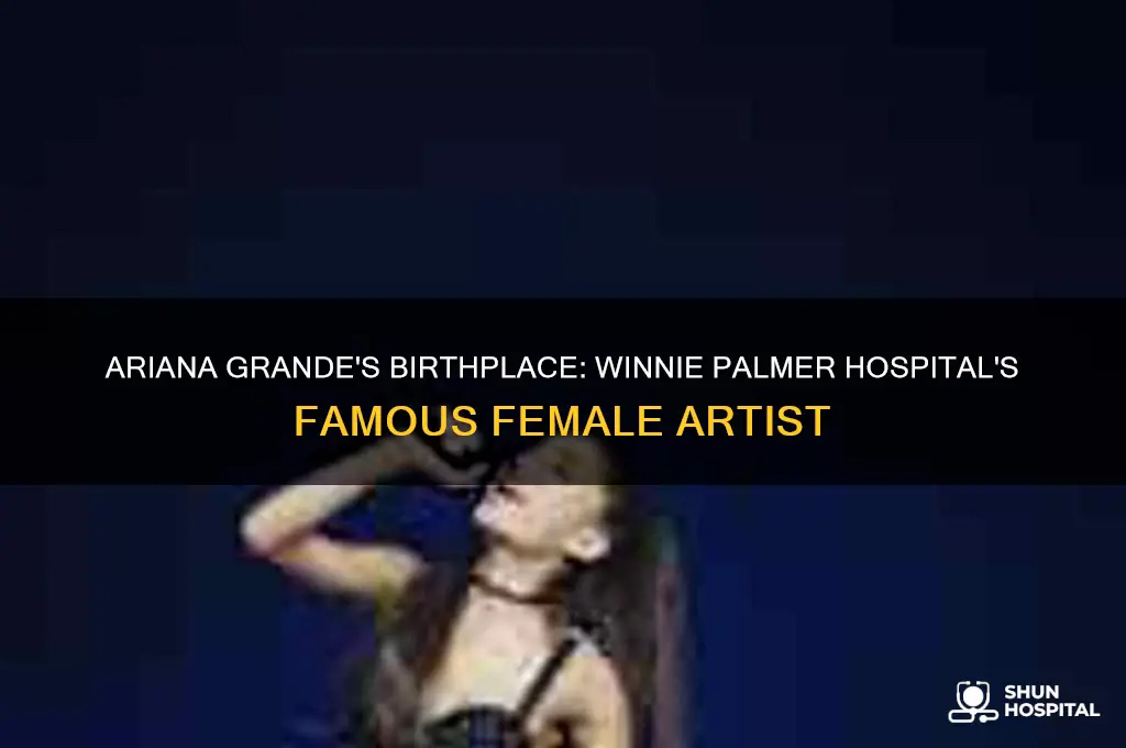 what female artist was born at winnie palmer hospital