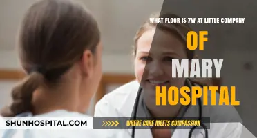 Locating 7W at Little Company of Mary Hospital: Floor Guide
