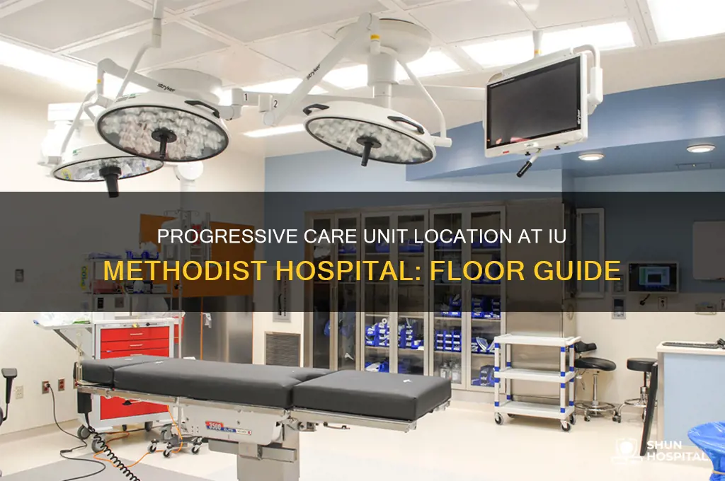 what floor is progressive care at iu methodist hospital