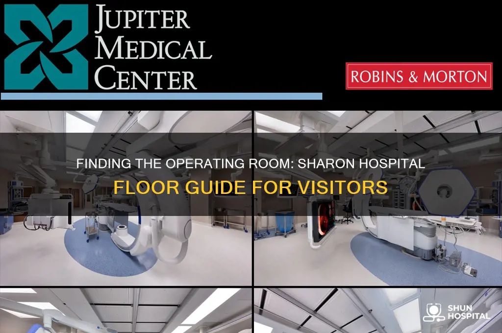 what floor is the operating room on at sharon hospital