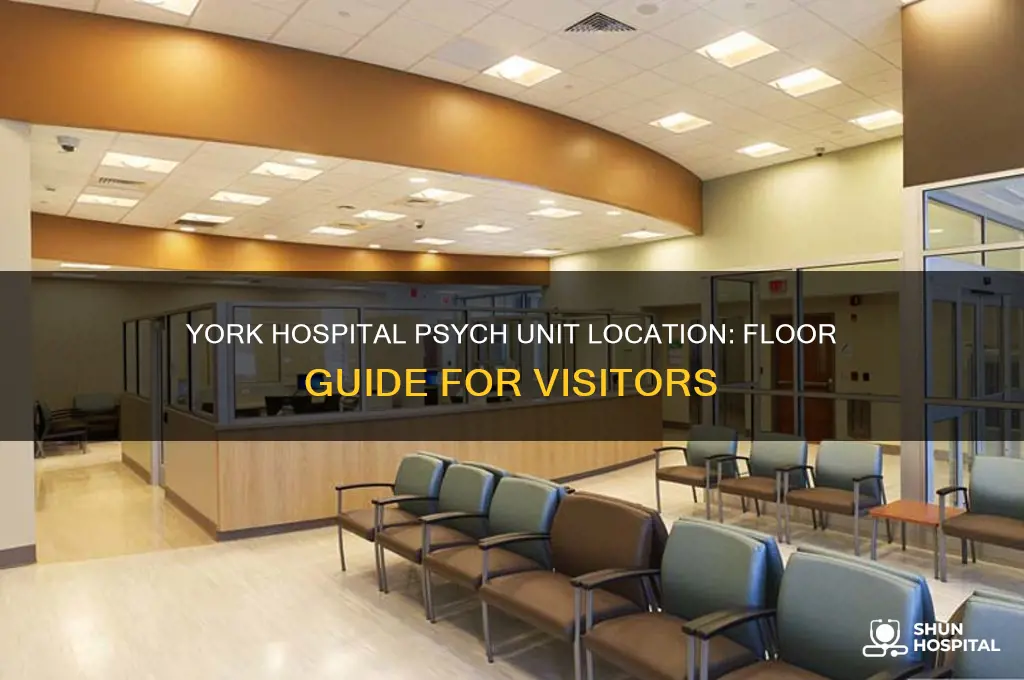 what floor of york hospital is the psych unit