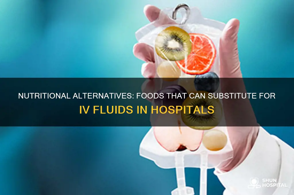 what foods substitute for iv