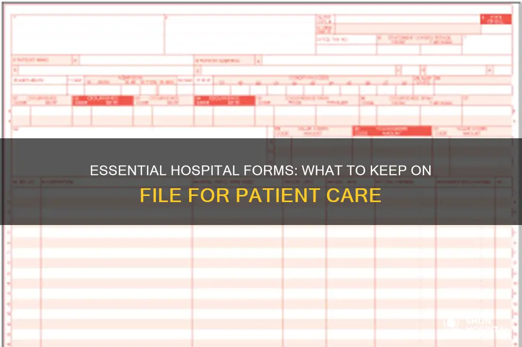 what forms should you keep on file with the hospital