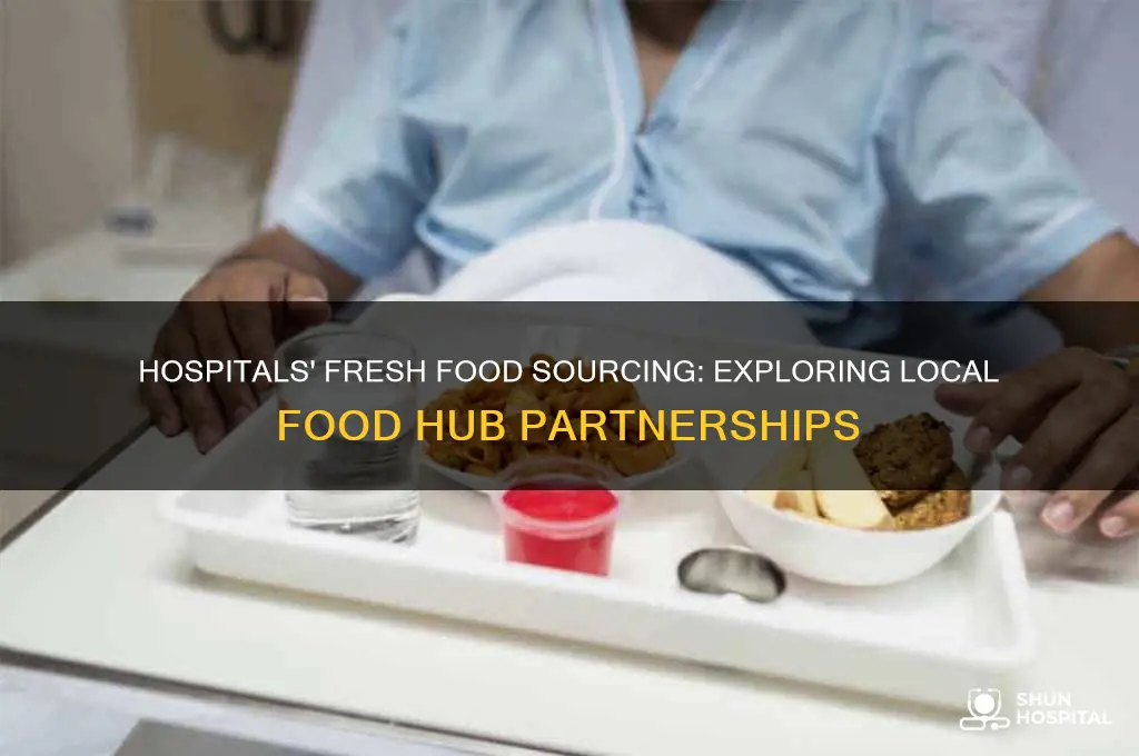 what fresh food are hospitals buying from food hubs