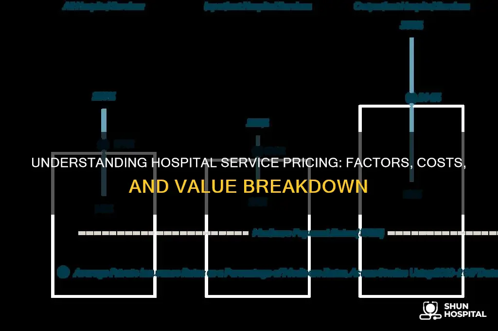what goes into setting the price for a hospital service