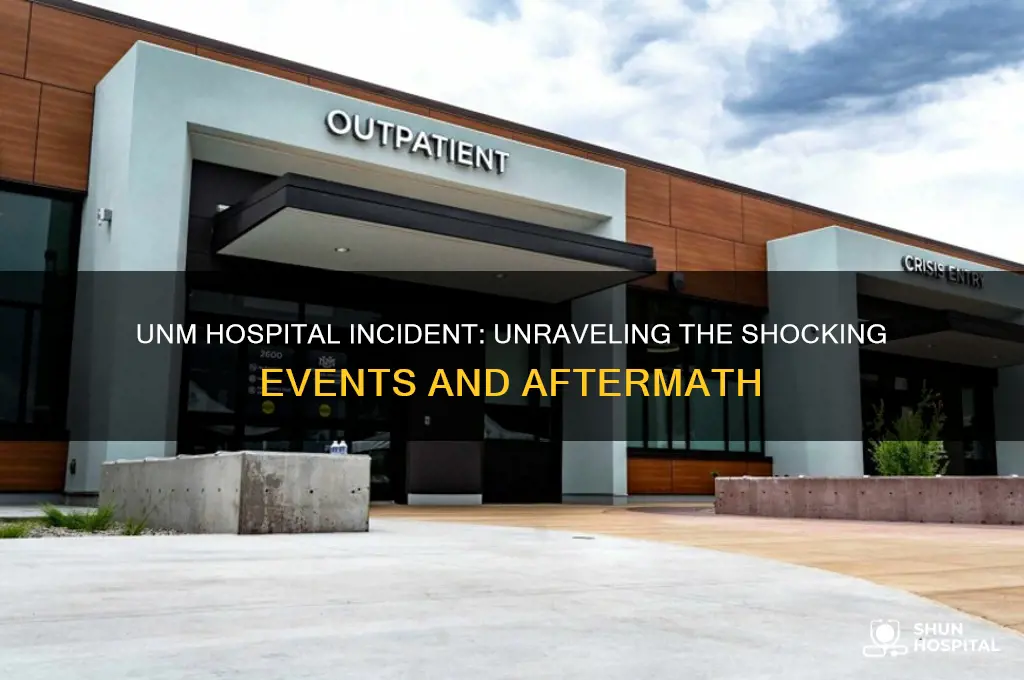 what happened at unm hospital