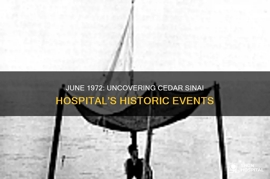 what happened in june 1972 in cedar senai hospital