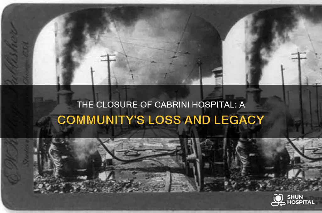 what happened to cabrini hospital