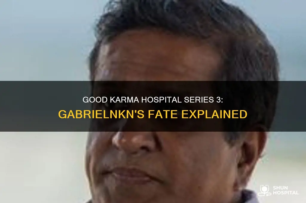 what happened to gabrielnkn series 3 of good karma hospital