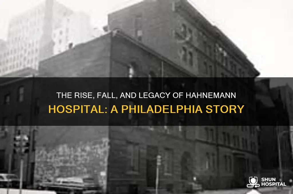 what happened to hahnemann hospital