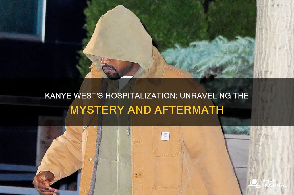 what happened to kanye hospital