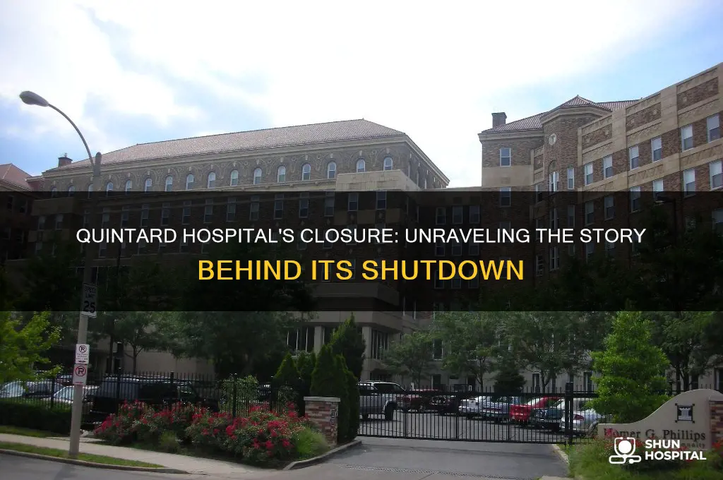 what happened to quintard hospital
