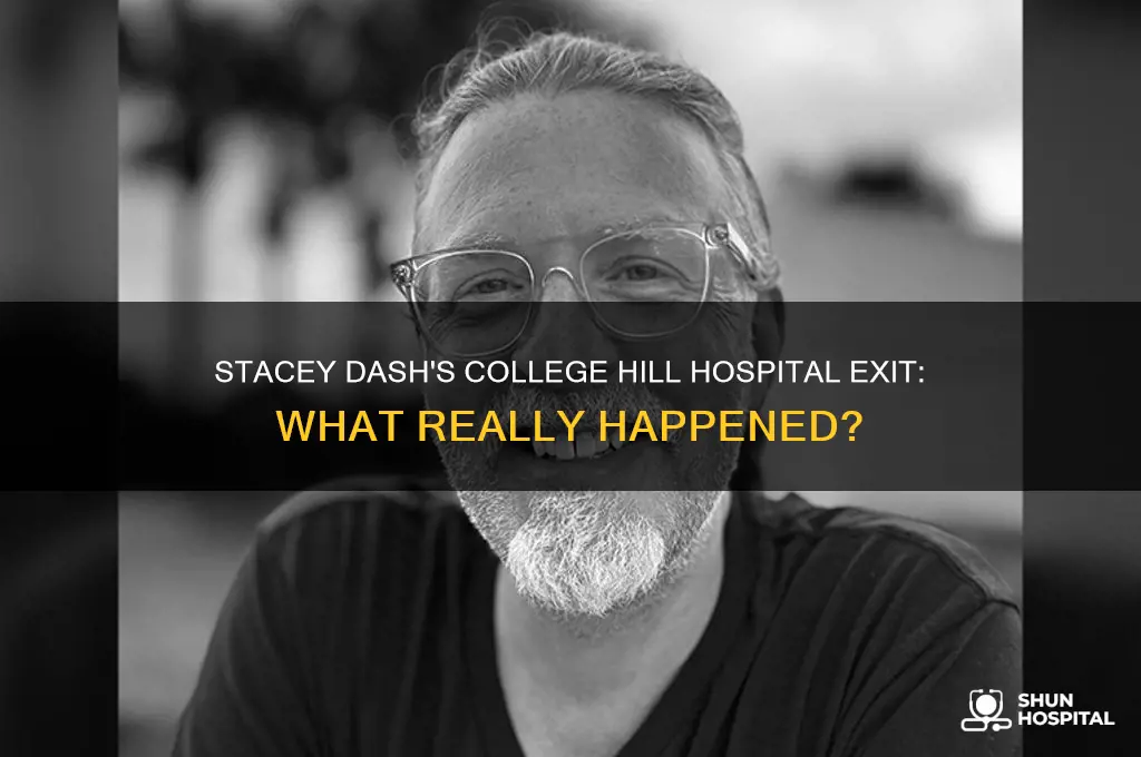 what happened to stacey dash on college hill hospital