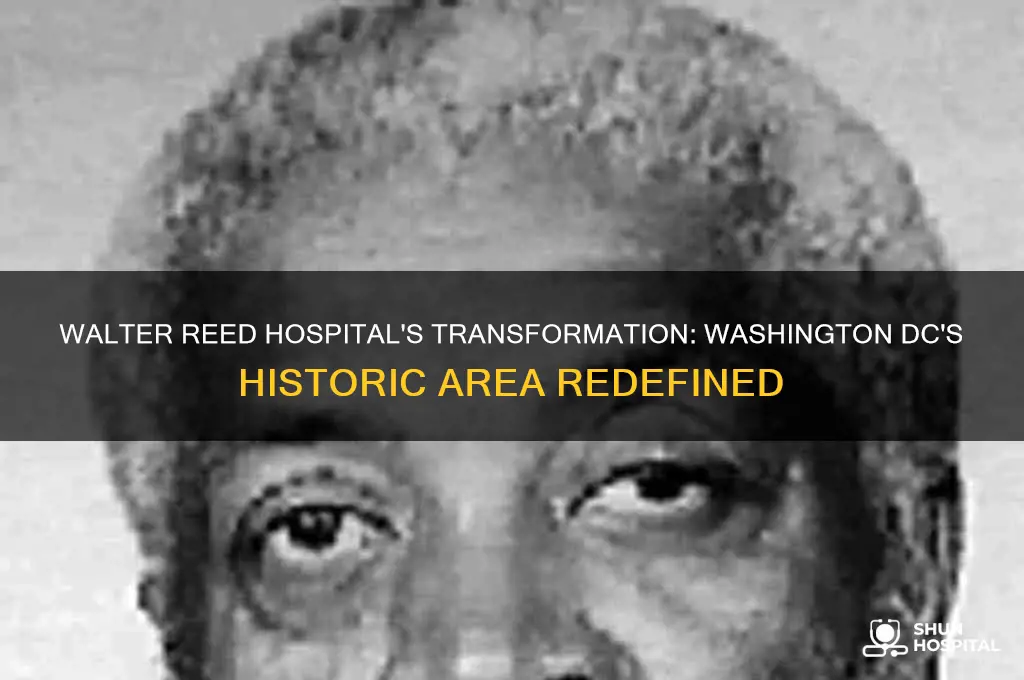 what happened to walter reed hospital area in washington dc