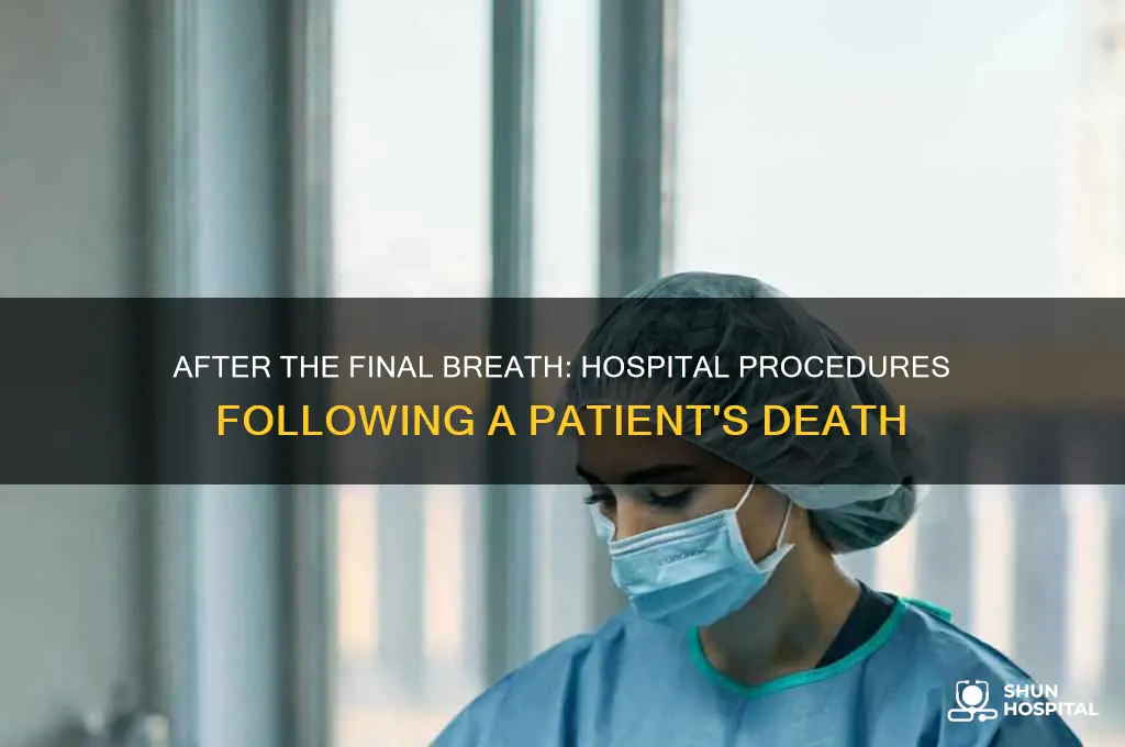 what happens after a person dies in a hospital