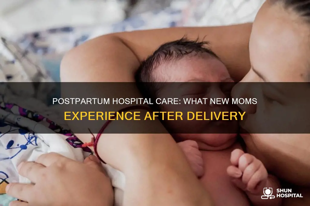 what happens after you give birth in the hospital