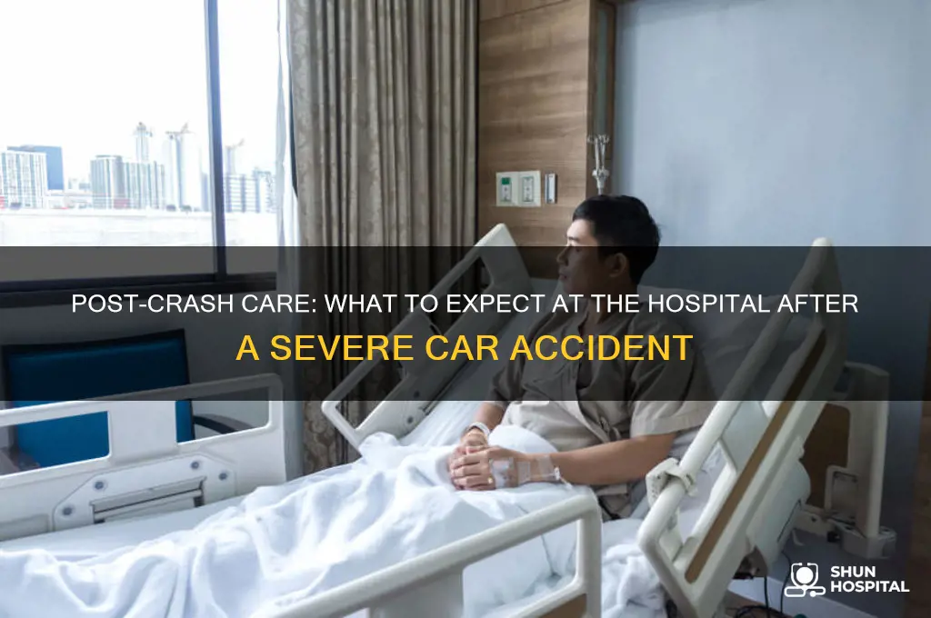 what happens at the hospital after a bad car accident