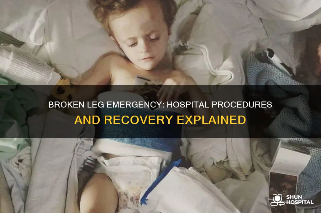 what happens at the hospital when you break your leg