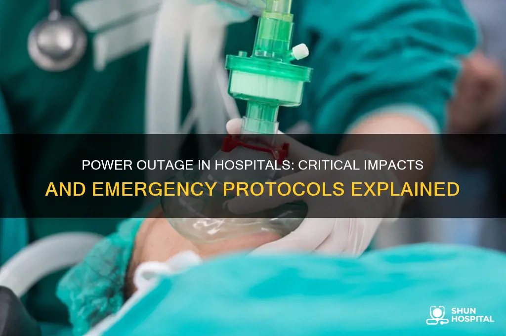 what happens if a hospital has a power cut