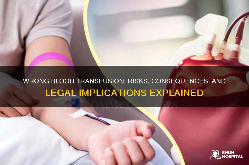 what happens if the hospital gives you the wrong blood