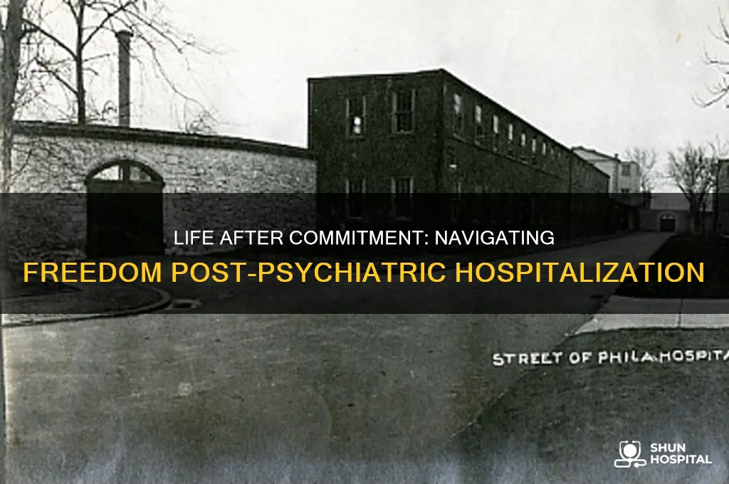 what happens if you leave acter being committed psychiatric hospital