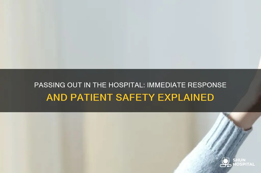 what happens if you pass out in a hospital
