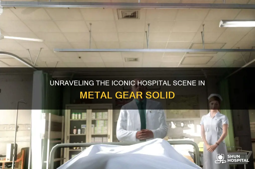what happens in the hospital scene in metal gear solid