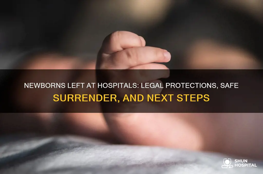 what happens to a newborn left at the hospital