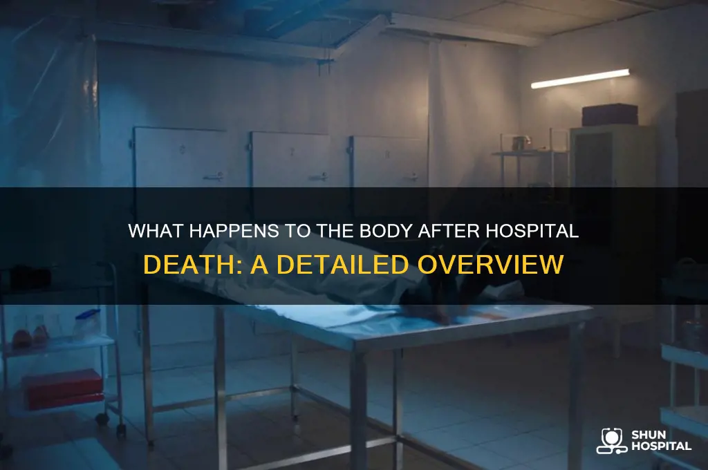 what happens to body when someone does in the hospital