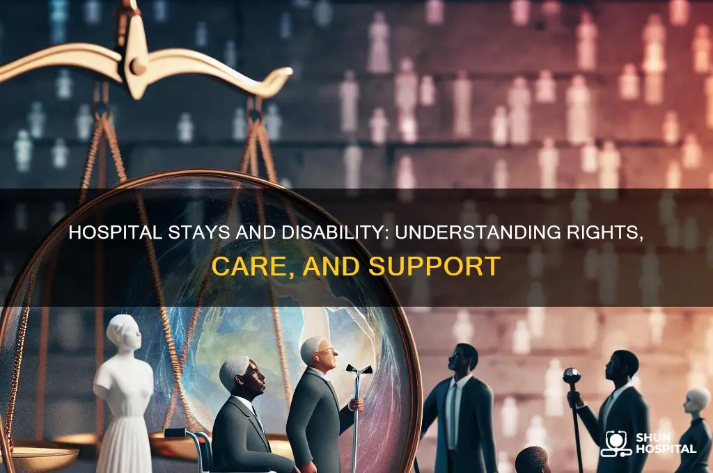 what happens to disability when you are in the hospital