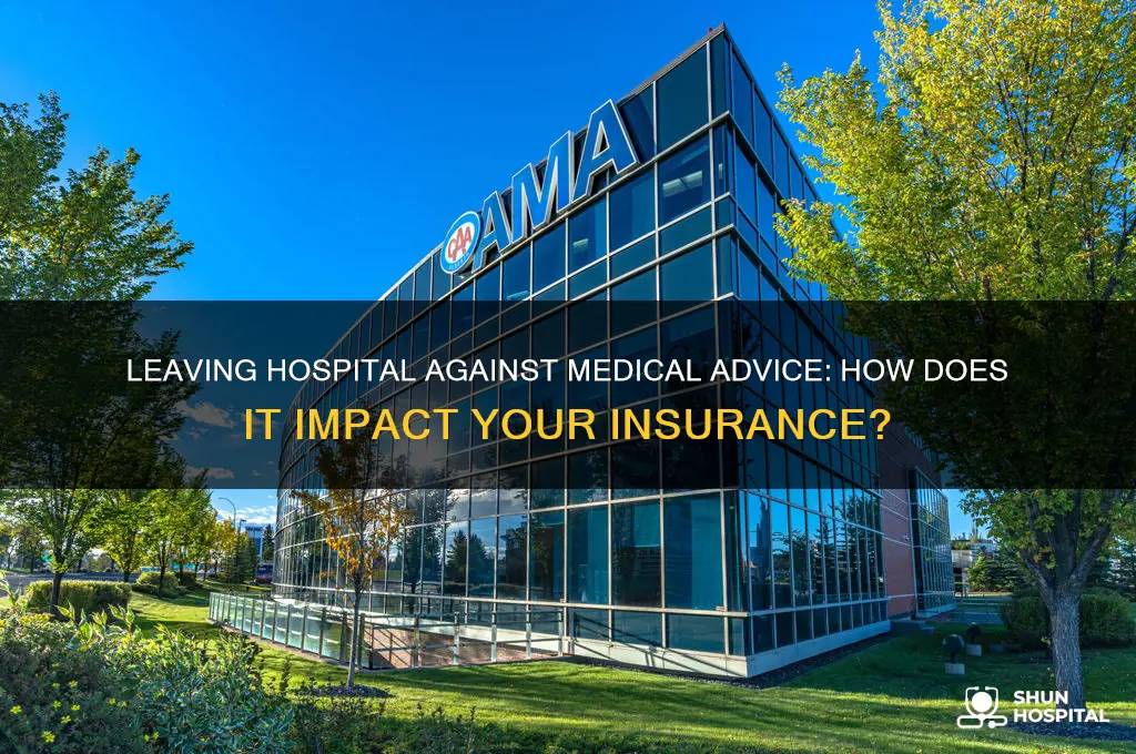 what happens to insurance when you leave hospital ama