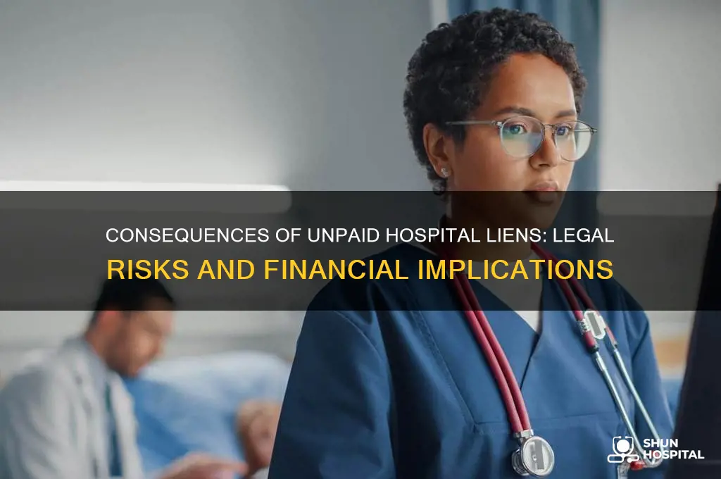 what happens when a hospital lien is not paid