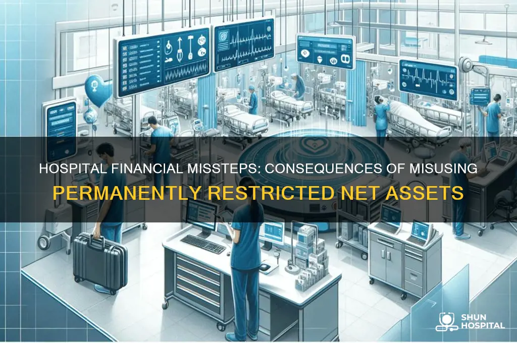 what happens when a hospital spends permanently restresticted net assets