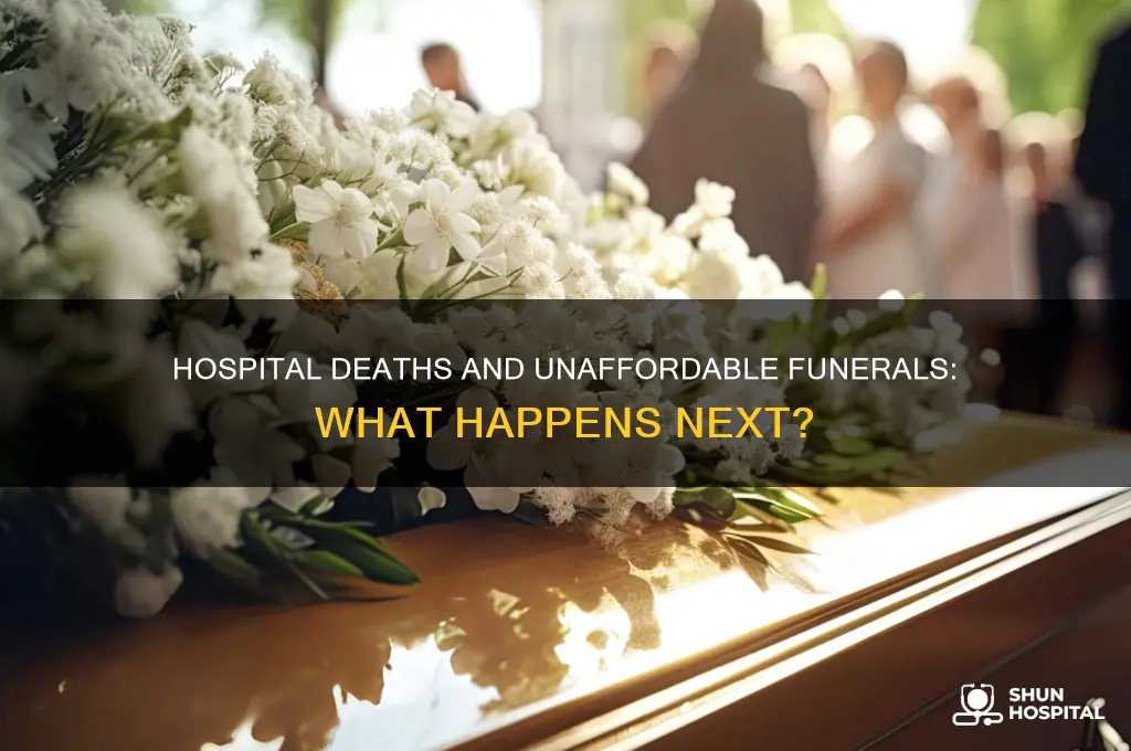 what happens when die in hospital and cant afford funeral