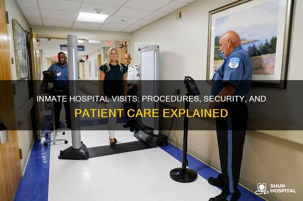 what happens when jail inmate goes to the hospital