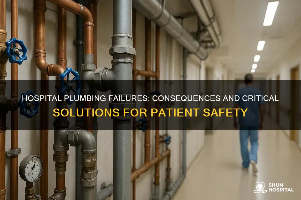 what happens when the plumbing goes wrong in a hospital