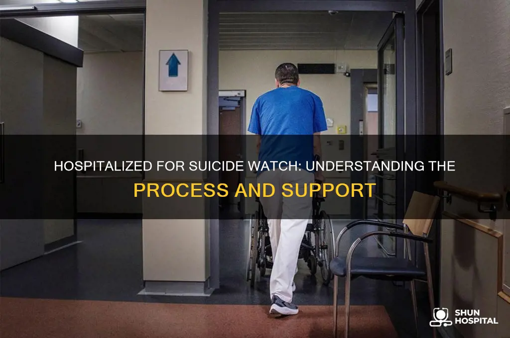 what happens when you are hospitalized for a suicide watch