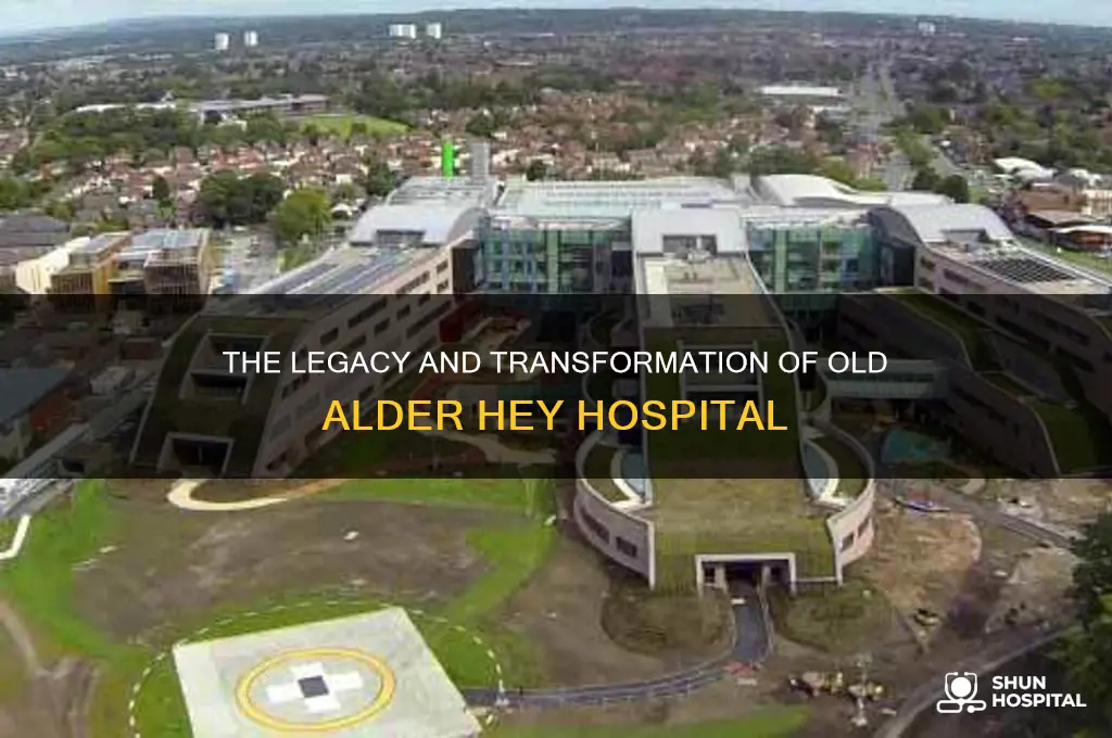 what has happened to the old alder hey hospital