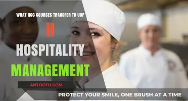 HCC to UofH: Transferable Hospitality Management Courses Guide