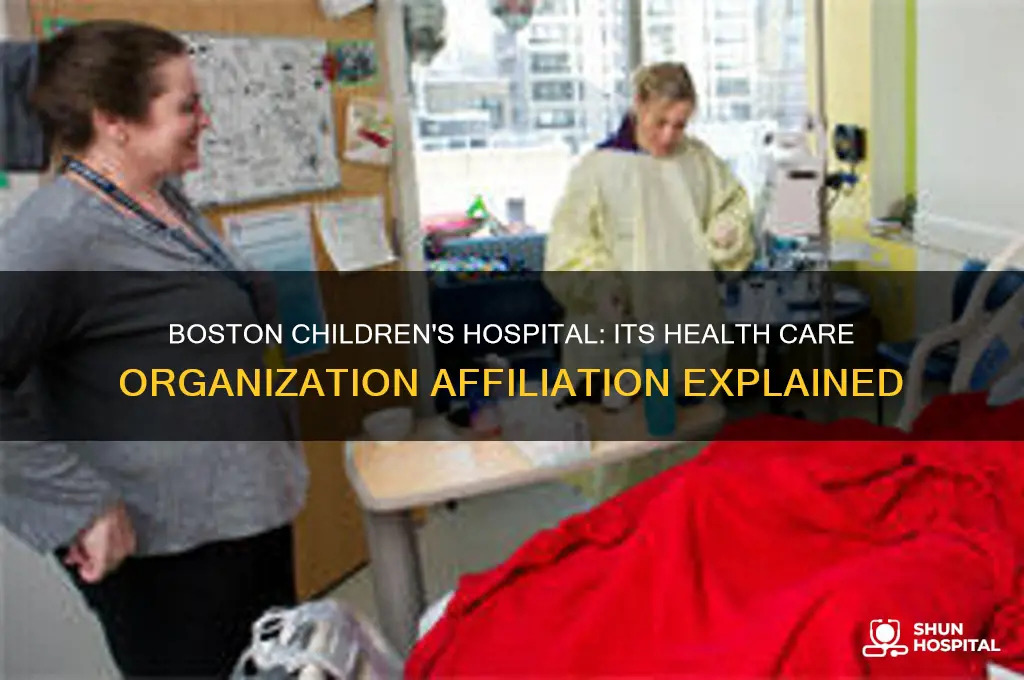 what health care organization is boston childrens hospital under
