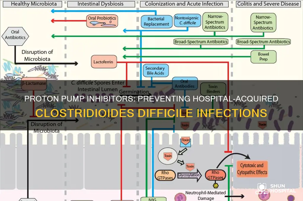what hospital acquired condition do proton pump inhibitors help prevent