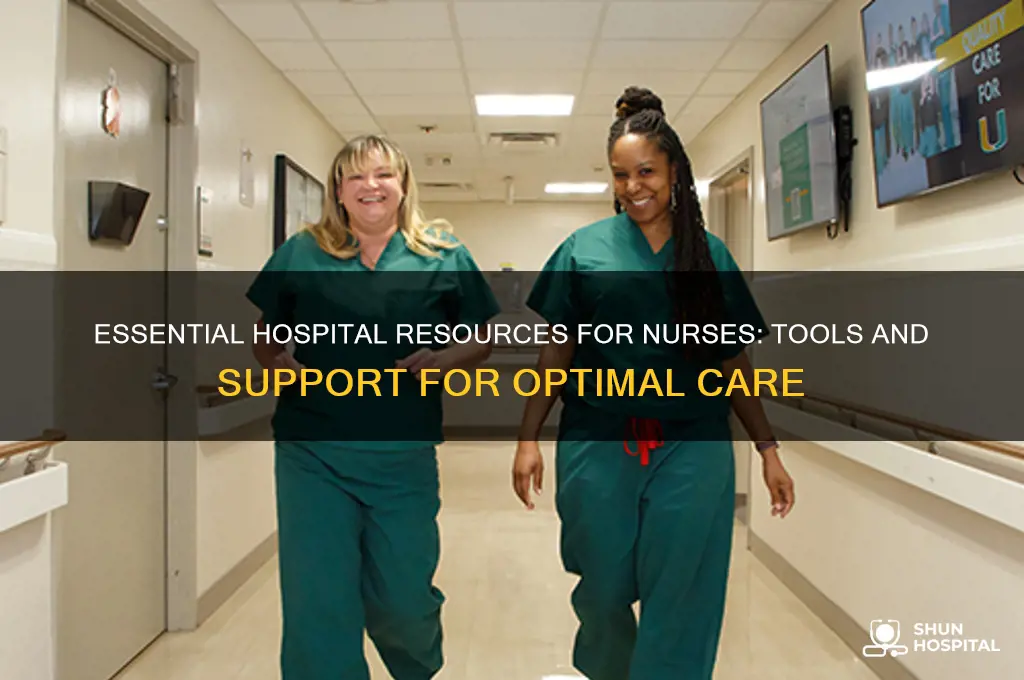 what hospital-based resources does the nurse have available