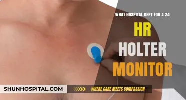 Which Hospital Department Handles 24-Hour Holter Monitor Testing?